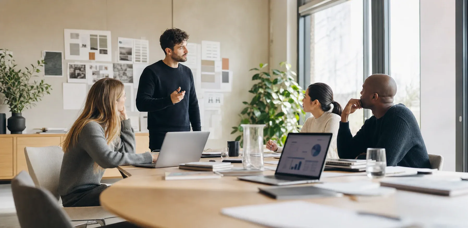 A modern strategy workshop for digital product planning.